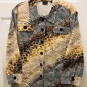 Animal print jacket